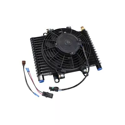 Aeroflow Comp. Oil + Transmission Cooler -10ORB 13.9  X 9  X 3.5  W/ Fan + Swit • $321.62