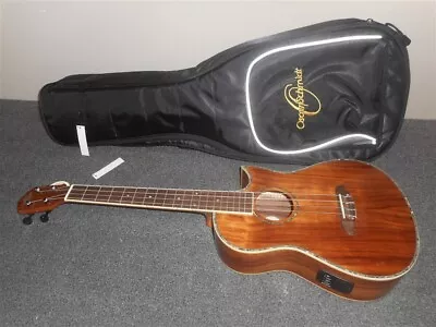 NEW Oscar Schmidt OU55CEK Acoustic/Electric Koa Ukulele & Gig Bag! • $548.09