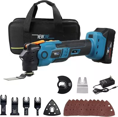 Cordless Oscillating Multi Tool Kit Set 20V 6 Variable Speed W/ Saw Accessories • $64.81