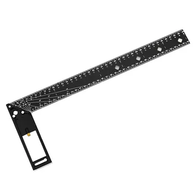 Multifunctional Right Angle Ruler 90 Degree Multi-Holes High Carbon Steel L9B3 • $19.44