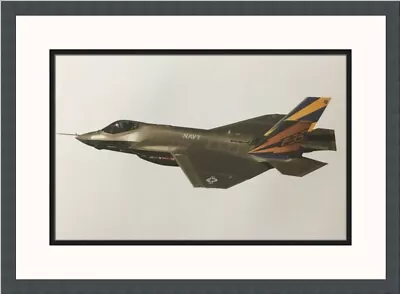 Smithsonian Aircraft Series Lockheed Martin F-35c Custom Framed Print • $85