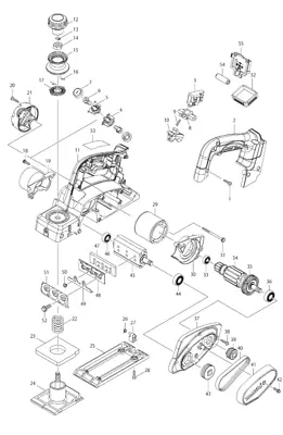 £9.59 • Buy NEW Original Makita DKP180 18V Cordless Planer Repair Spare Parts Replacement