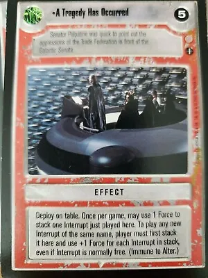 Decipher Star Wars CCG Coruscant 2nd TIER SINGLES *Choose Your Card* NrMint-Mint • $1