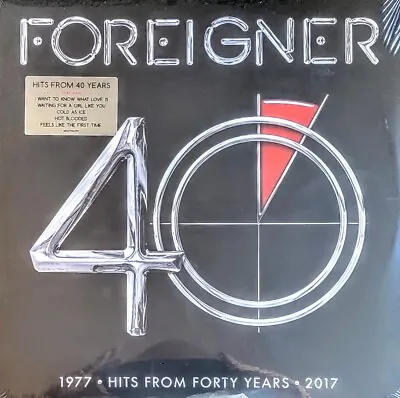 Foreigner Hits From 40 Years - Vinyl 2-lp Set   New Sealed   Remastered • $39.98