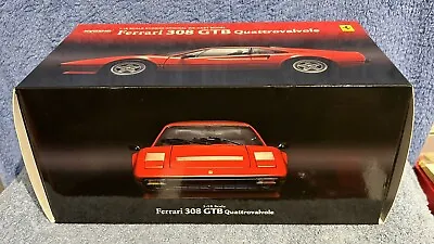 Kyosho 1:18 Ferrari 308gtb 1983 Quattrovalvole Red 08182r Mint Boxed Very Rare • £200