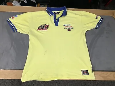 £8 • Buy Gas British Motorcycle Grand Prix Donnington 2006 Polo Shirt Official Tee L