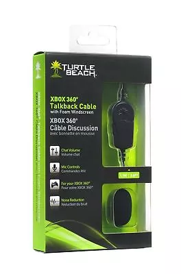 Turtle Beach Xbox 360 Talkback Cable With Foam Windscreen - Xbox 360 • £4.99