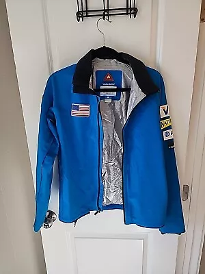 US Ski Team Columbia Omni-Tech Official Olympics Jacket Sponsor Patches Size S • $149.99