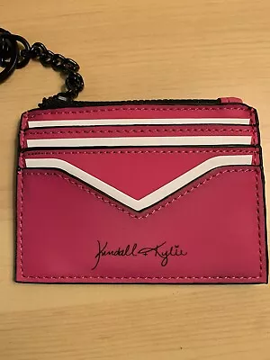 Kendall + Kylie CC ID Holder Lobster Clasp Zipper Coin Purse Wallet NWT • $1.25