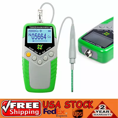 Handheld Tesla Gauss Meter Magnetometer Digital Magnetic Field Tester Flux Meter • $69.35