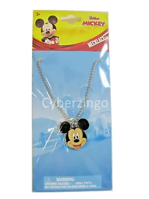 Mickey Mouse Necklace Enameled Pendant With 16  Chain • $9.60