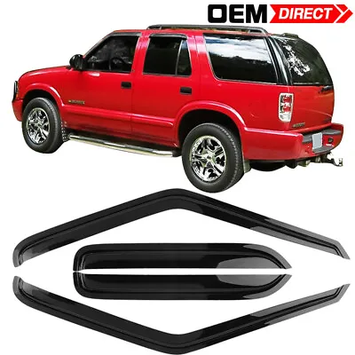 Fits 95-05 GMC Sonoma Jimmy Chevy S10 Blazer Window Visors Rain Sun Guard Shade • $32.47