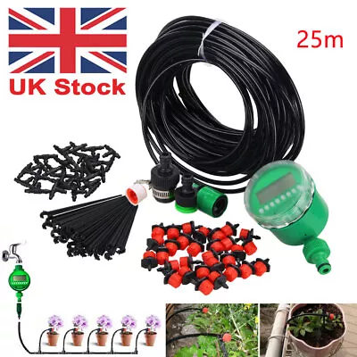£15.99 • Buy UK Automatic Drip Irrigation System Plant Controller Self Watering Git Garden