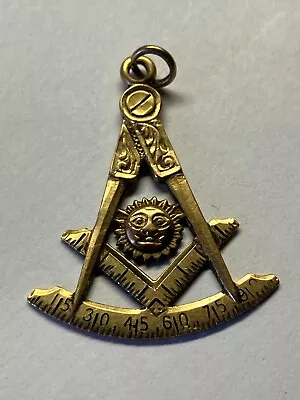 Masonic Pendant Gold 10k • $95