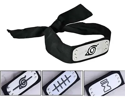 Naruto - Anime Manga - Headband - Shinobi Leaf Sand Akatsuki - Cosplay Costume • £3.60