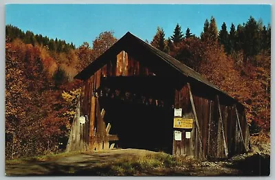 Vintage Postcard - Millbrook Bridge - Dry Brook Area - Ulster County NY • $3.50