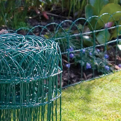 Garden Border Fence Steel Wire Lawn Decorative Edging Metal Fencing Panel 65cm  • £28.98