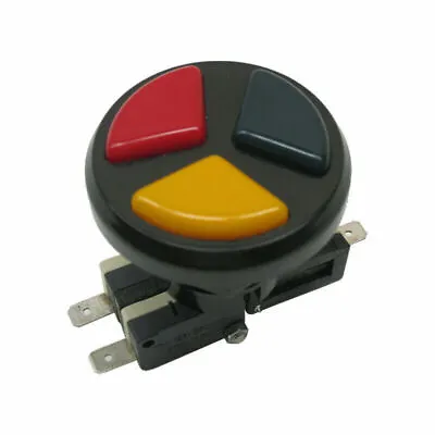 Arcade Games Triple Color 3 In 1 Push Button With 3 Micro-switch For Jamma Games • £7.80