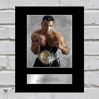 Mike Tyson Signed Photo Display Heavyweight Champion • £6.99