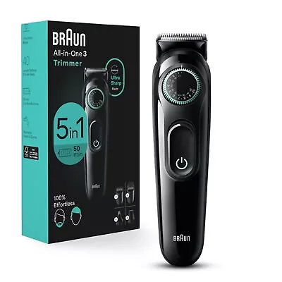5-in-1Men's Electric Grooming Kit Cordless Beard Hair Trimmer Electric Shaver • $26.99