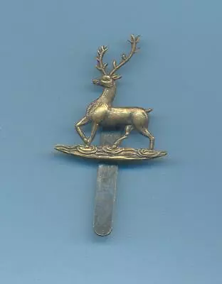 Hertfordshire Yeomanry.brass Army Cap Badge • £12