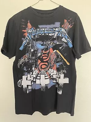 RARE VINTAGE Metallica Graffiti T Shirt Size Medium • $20