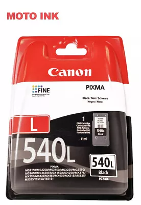 Canon PG-540L (LARGE) Black Printer Ink Cartridge • £22.30