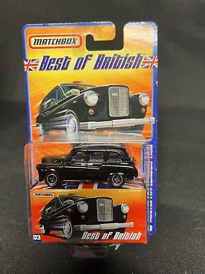 Matchbox Best Of British Austin FX4 London Taxi Black Very Rare 2006 • $18