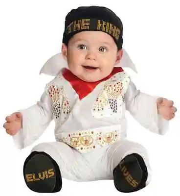 Elvis Presley White Aloha Eagle Fancy Dress Halloween Infant Baby Child Costume • $44.57