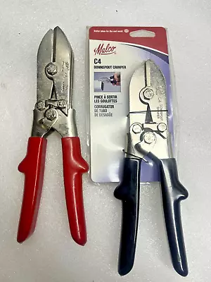 New Malco C4 Downspout Crimper Black & C5 Pipe Crimper Red • $57.50