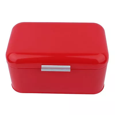 Solid Color Retro Metal Bread Bin Box Large Capacity Kitchen Storage Container • $69.51