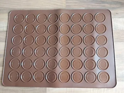 Silicone Macaron Macaroon Mat Tray 48 Circles Muffin Mould Oven Baking Mold • £2