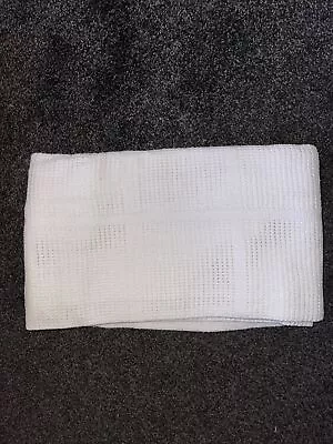 Mamas & Papas Cellular Blanket White Size 120 X 170cm • £10.99