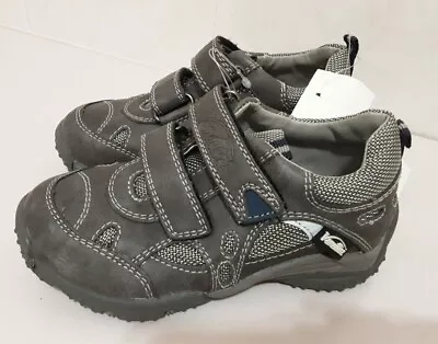 Venettini Dice Gray Casual Leather Boys Sneaker Shoes Sizes 25 Or 27  NWT  • $69.99