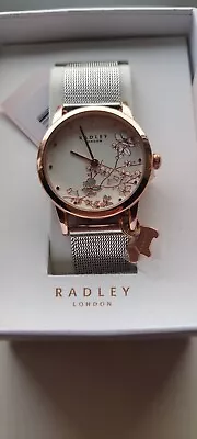 RADLEY Ladies Silver Mesh Strap Watch RY4399 • £27