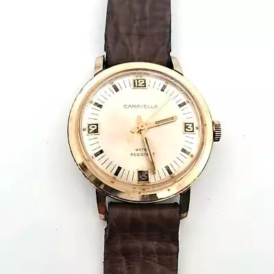 $0.99 • Buy Men's Vintage Caravelle Mechanical Wind Up Date Code N1 1971 Watch #7996