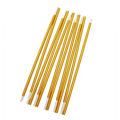 11 Sections Spare Replacement Golden Tent Poles Aluminum Alloy Size: 8.5mm 405cm • $15.75