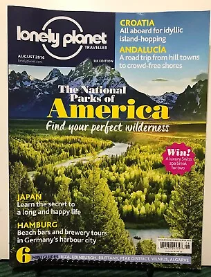 Lonely Planet Traveller UK National Parks Of America Aug 2016 FREE SHIPPING JB • £13.65