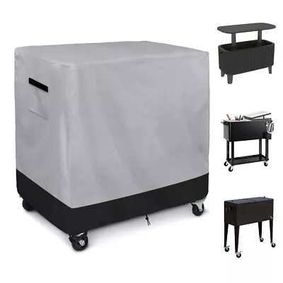 Outdoor Rolling Cooler Cart Cover Ice Chest Cover Waterproof Fits 80 Quart • $23.99