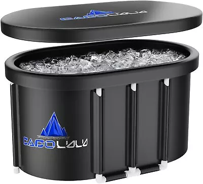 XL Ice Bath Tub For Athletes - 101 Gal Portable Cold Plunge With Cover For Ou... • $155.32