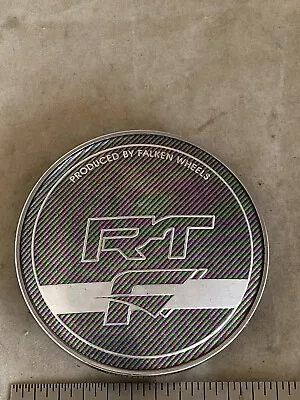 $25 • Buy Falken RT Wheel Rim Hubcap Hub Cover Center Cap Chrome Carbon Fiber 087 2-5/8 
