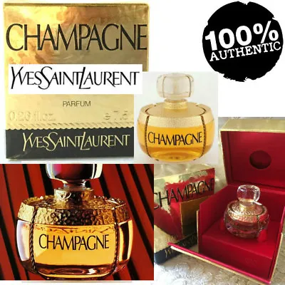100% AUTHENTIC BEYOND RARE VINTAGE YSL CHAMPAGNE PURE Purest PARFUM GIFT BOXED • £299