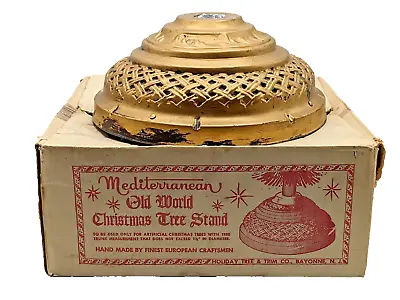 Vintage Holiday Tree & Trim Co. Old World Christmas Tree Stand With Box • $61.95