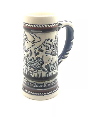 Vintage Avon Endangered Species Animal Small Mini Beer Stein 1983 Brazil Blue • $5