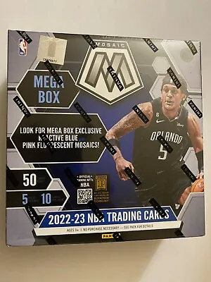 2022-23 Panini Mosaic NBA Basketball Factory Sealed Mega Box • $44.99