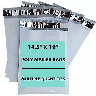 14.5  X 19  Poly Mailers Mailing White Poly Bags - T-shirt Sweater Poly Bags • $416.61
