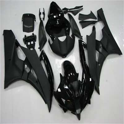 FSM Injection Mold Raven Fairing Black Kit Fit For Yamaha 2006 2007 YZF R6 R048 • $379.99
