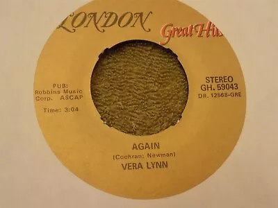 VERA LYNN Again / Auf Wiederseh'n Sweetheart 7  45 Re EX • $1.64