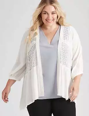 BeMe - Plus Size - Womens Tops -  3/4 Short Sleeve Kimono Top • $19.44