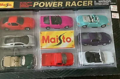 1997 Maisto Power Racer 8 Die Cast Box Set • $24.99